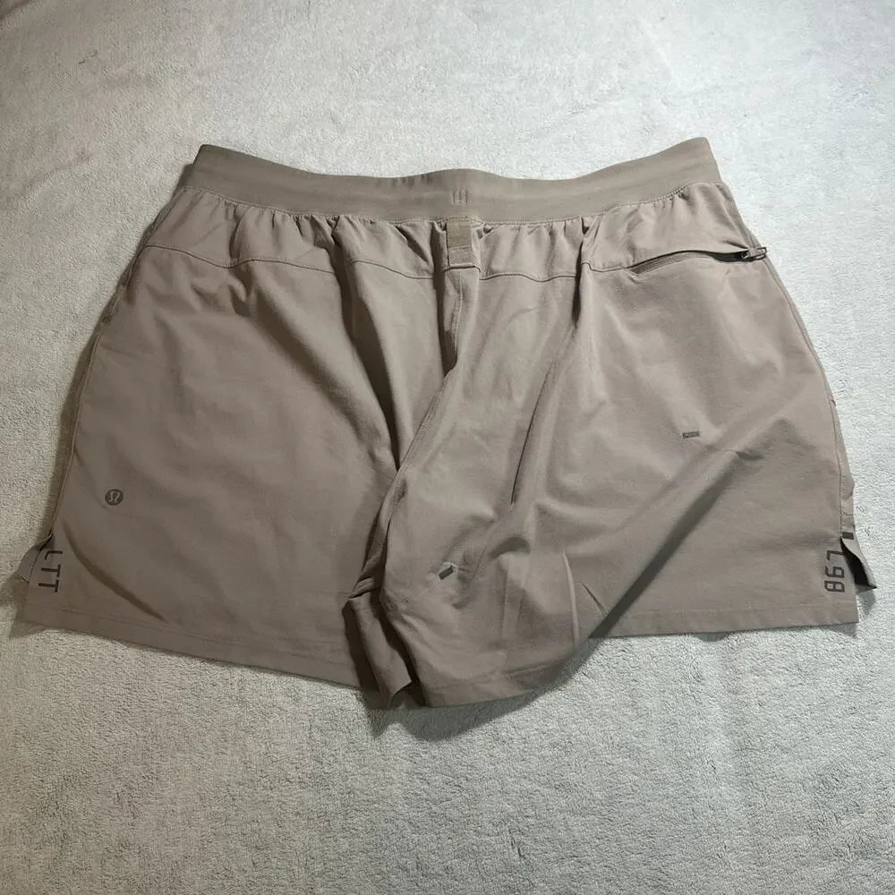 Lululemon LTT Shorts Mens 2XL License to Train Performance Gray Gym Yoga L98